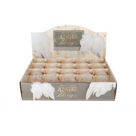 Świeca Rustic Angels Wings dysk 75mm 2065