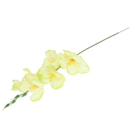 Kwiaty sztuczne mieczyk pojedynczy 52089-dk cream green L004