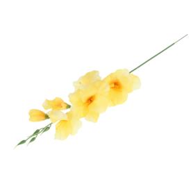 Kwiaty sztuczne mieczyk pojedynczy 52089-lemon L004