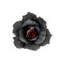 Kwiaty sztuczne róża wyrobowa 52510-black red F004