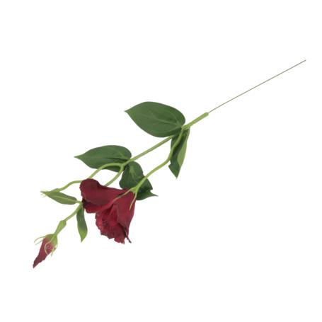 Kwiaty sztuczne eustoma pojedyncza 53459-deep burgundy SUN357