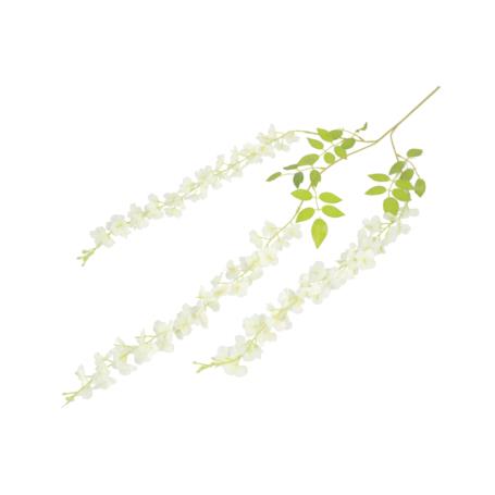 Kwiaty sztuczne wisteria zwis 53428-cream