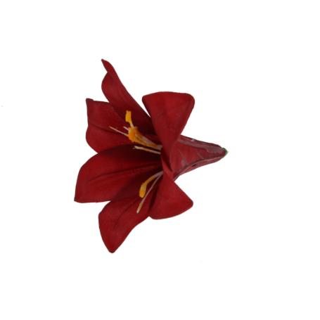 Kwiaty sztuczne lilia trąbka wyrobowa 54531-new cherry L005