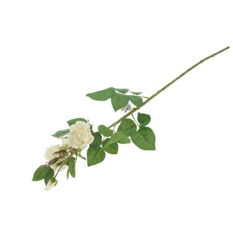 Kwiaty sztuczne róża gałązka 55130-dr cream SUN130