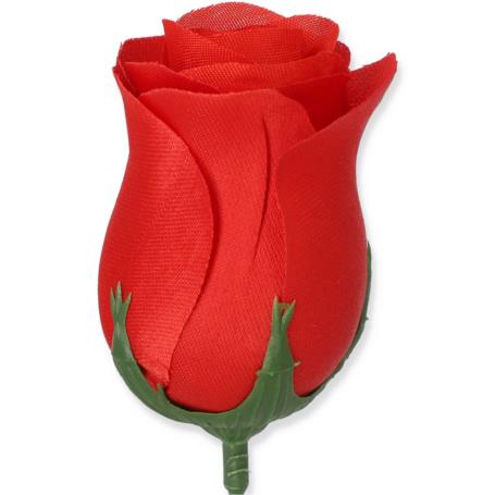 Kwiaty sztuczne róża sat 55341-red