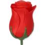 Kwiaty sztuczne róża sat 55341-red