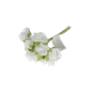 Kwiaty sztuczne pik róża pianka - 10- 55515-white can3307