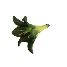 Kwiaty sztuczne lilia wyrobowa 56607-dk green J180