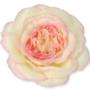 Kwiat sztuczny MARY ROSE 59678-cream pink edge