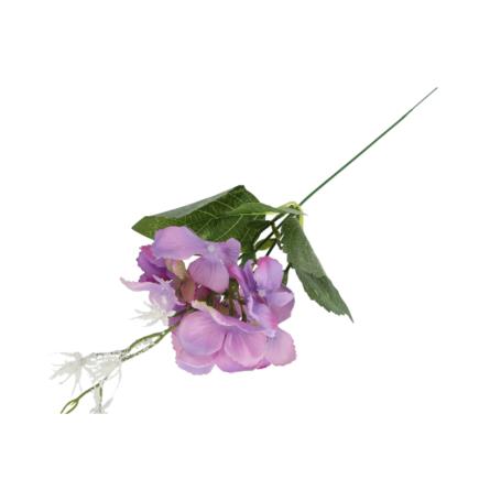 Kwiaty sztuczne hortensja na piku 56287-violet 59 LIU287