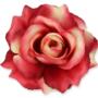 Kwiaty sztuczne róża wyrobowa mix 96 szt 53384-wine