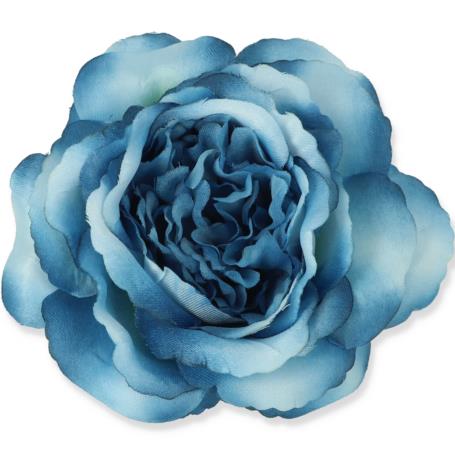 Kwiat sztuczny MARY ROSE 59678 blue comb