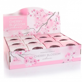 Świeca zapachowa w szkle Cherry Blossom  0784
