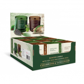 Świeca zapachowa w szkle Wood 0787