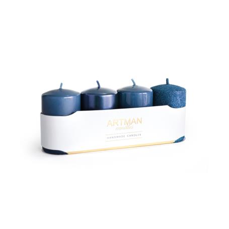 Świeca 4-pack mix GRANAT 0652