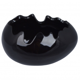 Skorupka ceramiczna czarna duża