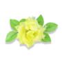 Kwiaty sztuczne róża z listkiem 54803 54803-tt green a041