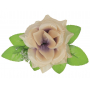 Róża z listkiem główka kwiatowa 54803 54803-tt lilac A041