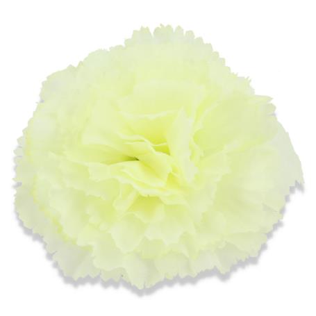 Kwiaty sztuczne goździk wyrobowy 52087-green cream K087