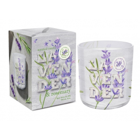 Świeca zapach w szkle Lavender 150g 74094