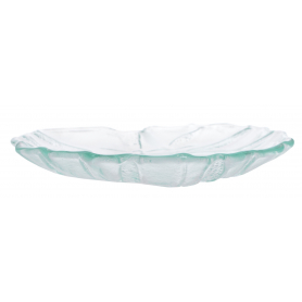 Talerz średni liść bezbarwny 5525