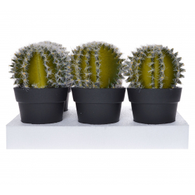 Kaktus sztuczny w czarnej doniczce 14h