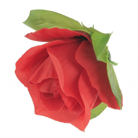 Róża z listkiem główka kwiatowa 50582 bl003