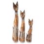 Drewniane koty kpl.3szt 100/80/60cm SB101