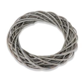 Wianek wiklinowy 30cm grey WS30
