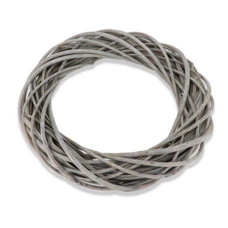 Wianek wiklinowy 30cm grey WS30