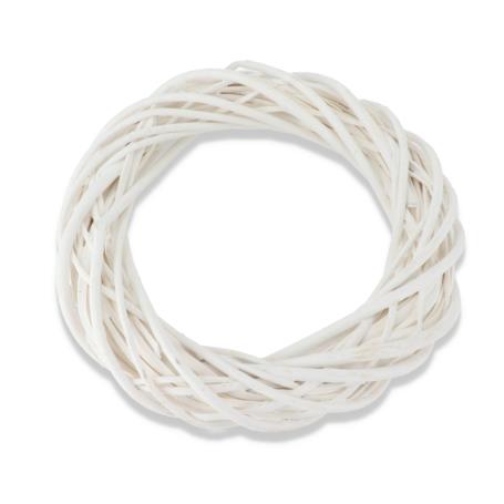 Wianek wiklinowy 30cm white WS30