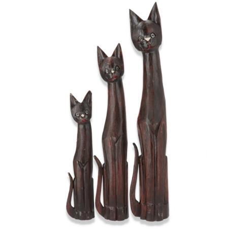 Drewniane koty kpl.3szt 100/80/60cm SB101