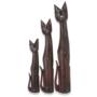 Drewniane koty kpl.3szt 100/80/60cm SB101