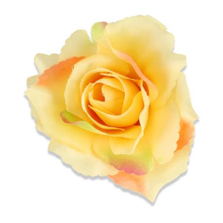 Kwiaty sztuczne róża wyrobowa 58634-lemon green BL010