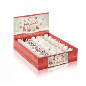 Świeca XMAS Figurka 50mm 0083-white