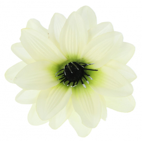 Dalia główka kwiatowa 55645-white green L016