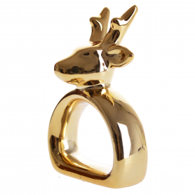 Serwetnik obrączka złota głowa renifera2 23250 2325