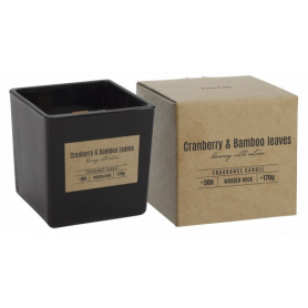 Świeca zapach. CRANBERRY & BAMBOO LEAVES SNK80351