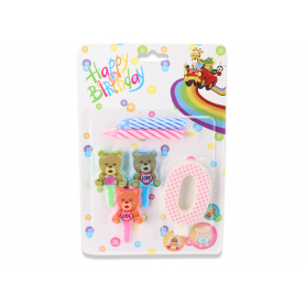 Świeczka urodzinowa Zestaw MIŚ SWIE1049 0 Świeczka urodzinowa Zestaw MIŚ