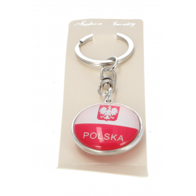 Tw. sztuczne brelok POLSKA 9x3,3cm