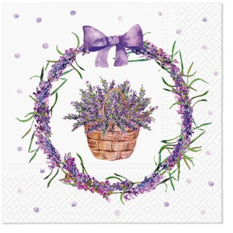 Serwetki LAVENDER BASKET TL123400 TL123400
