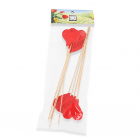 Pik serce red 10szt/kpl HY-3370
