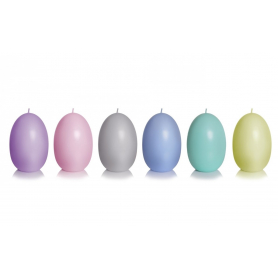 Świeca jajko pastel 45x60 mm