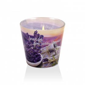 Świeca zap. w szkle lavender fields