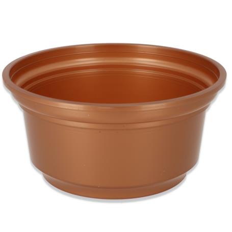 Doniczka osłonka plastikowa 17 77332 COPPER Doniczka osłonka plastikowa 17
