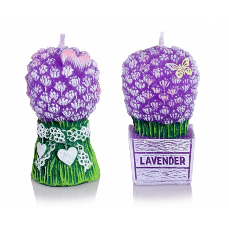 Świeca Lavender Bouquet figurka 75mm 8010