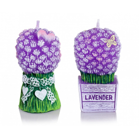 Świeca Lavender Bouquet figurka 75mm 8010