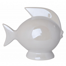 Skarbonka ceramiczna Ryba biała mała 9651