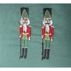 Poduszka zielona z żołnierzykami 45x45cm 114