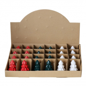 Choinka ceramiczna mix kolorów 70254